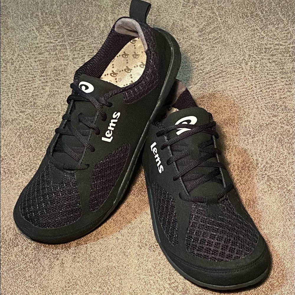 Women’s LEMS PRIMAL 2 Minimalist Shoe Black Sz 41